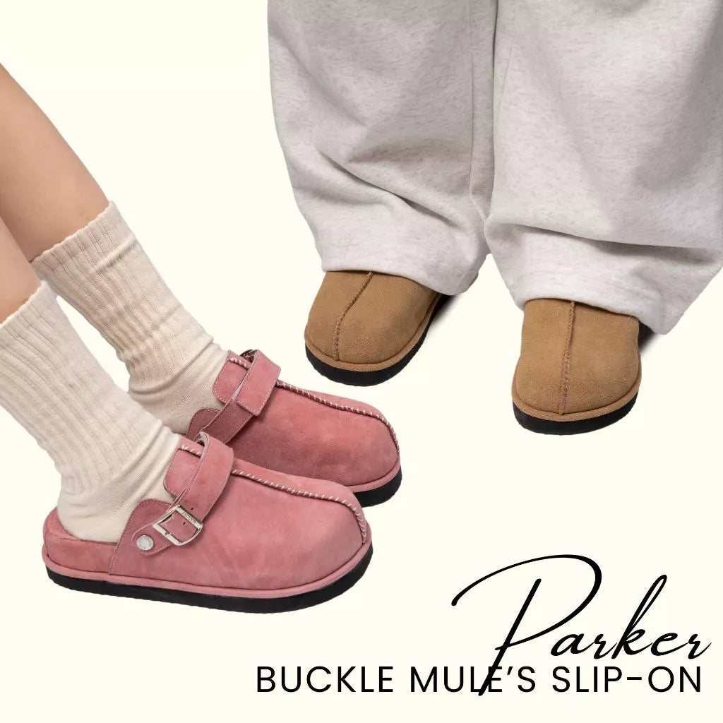 #VNAUG Parker Buckle Mule Slip-On
