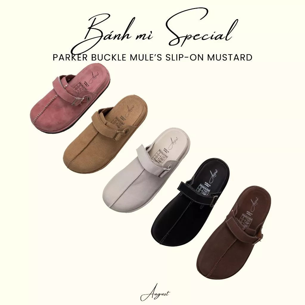 #VNAUG Parker Buckle Mule Slip-On