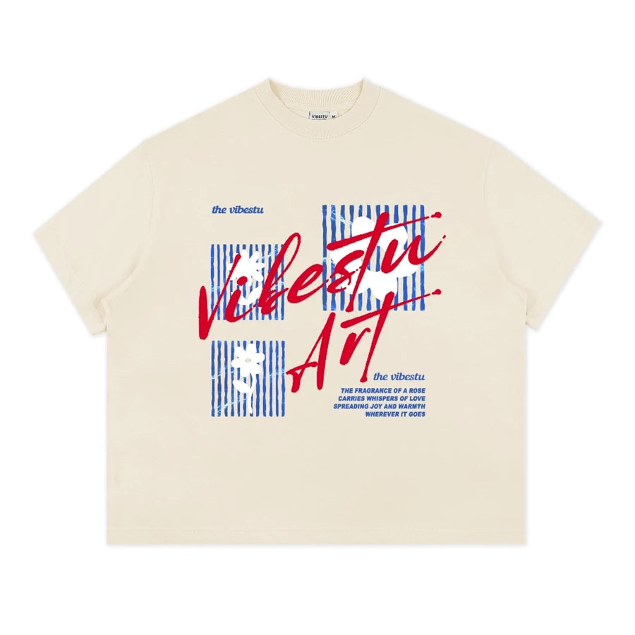 #VNVI07 Vibestu Art Flower T-shirt