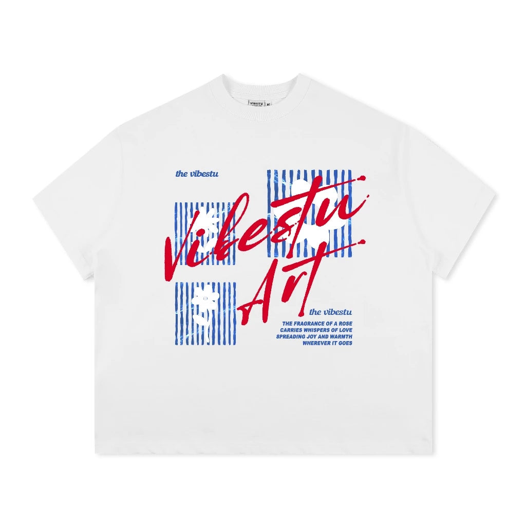 #VNVI07 Vibestu Art Flower T-shirt
