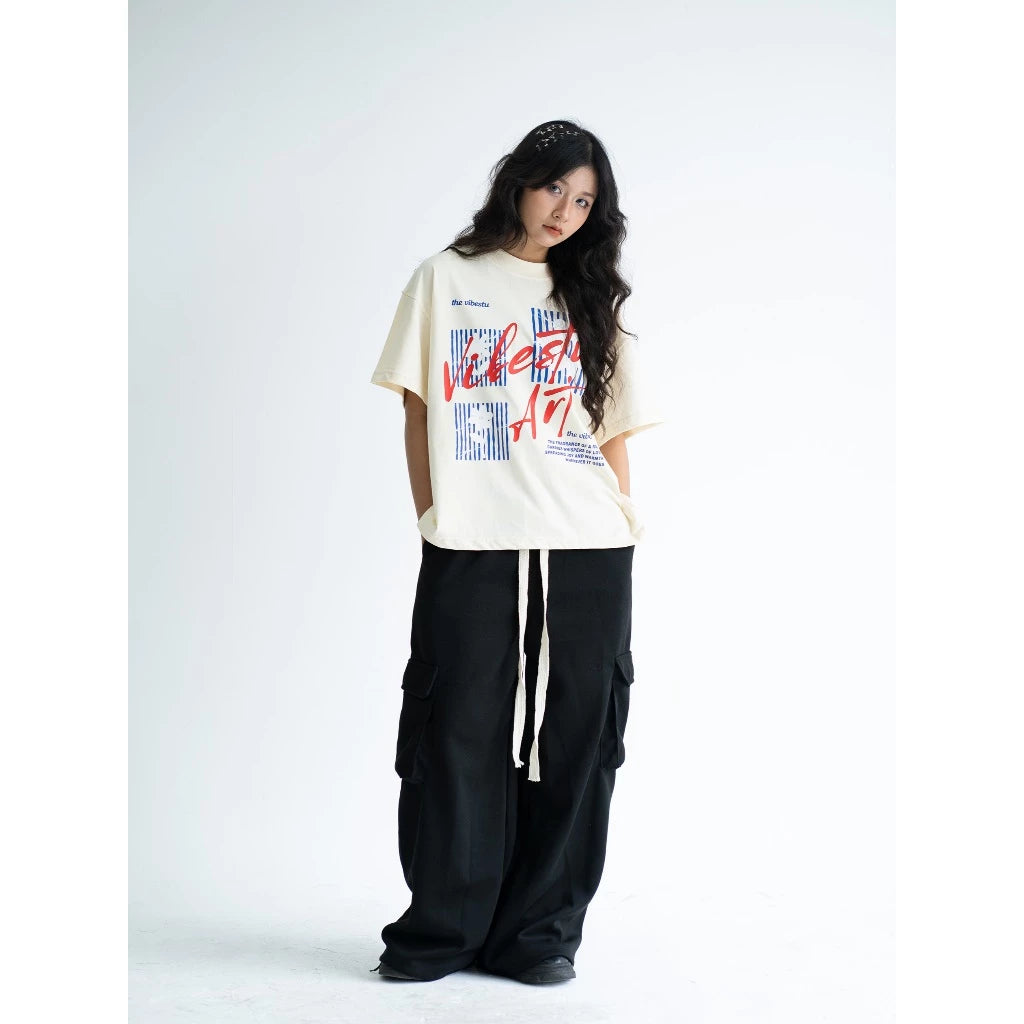 #VNVI07 Vibestu Art Flower T-shirt