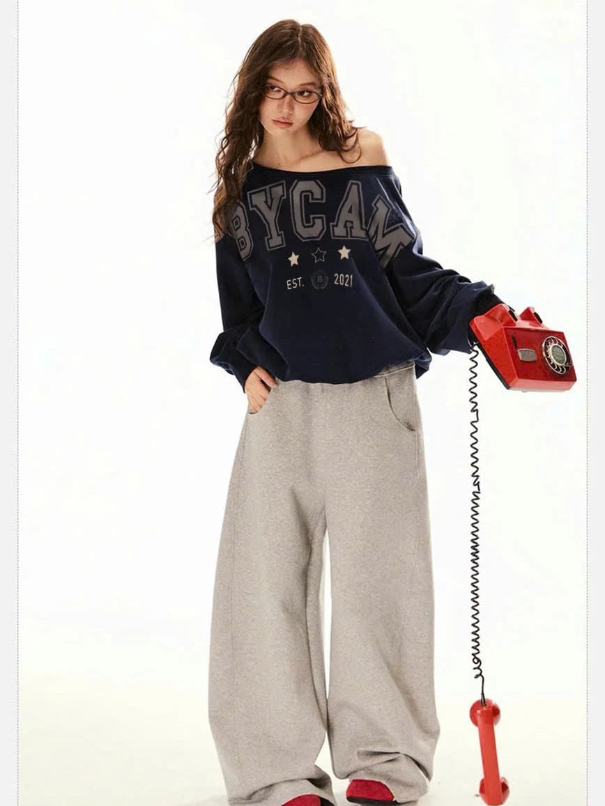 #VNBY01 BYCAM Off-Shoulder Sweater