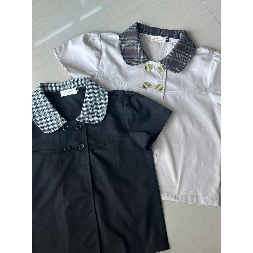 #VNGC04 DOLLY CHECKERED TOP