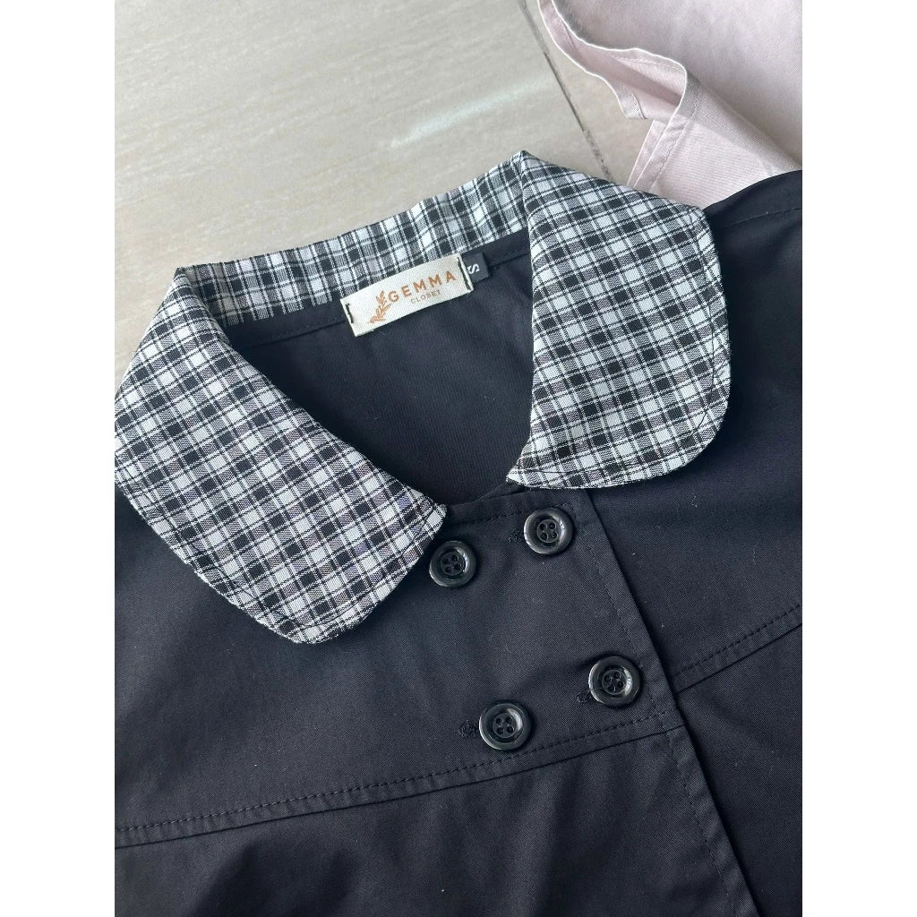 #VNGC04 DOLLY CHECKERED TOP