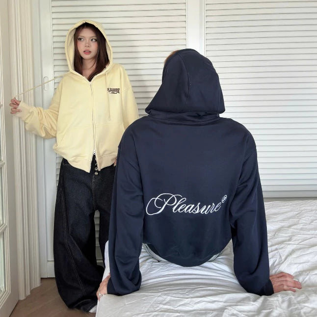 #VNAB21 PLEASURE ZIP-UP HOODIE