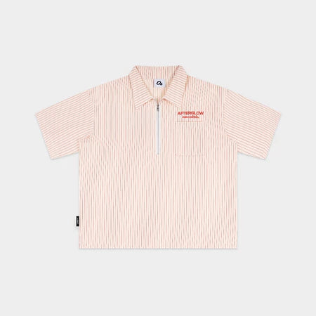 #VNOU05  Afterglow Striped Short-Sleeve Shirt