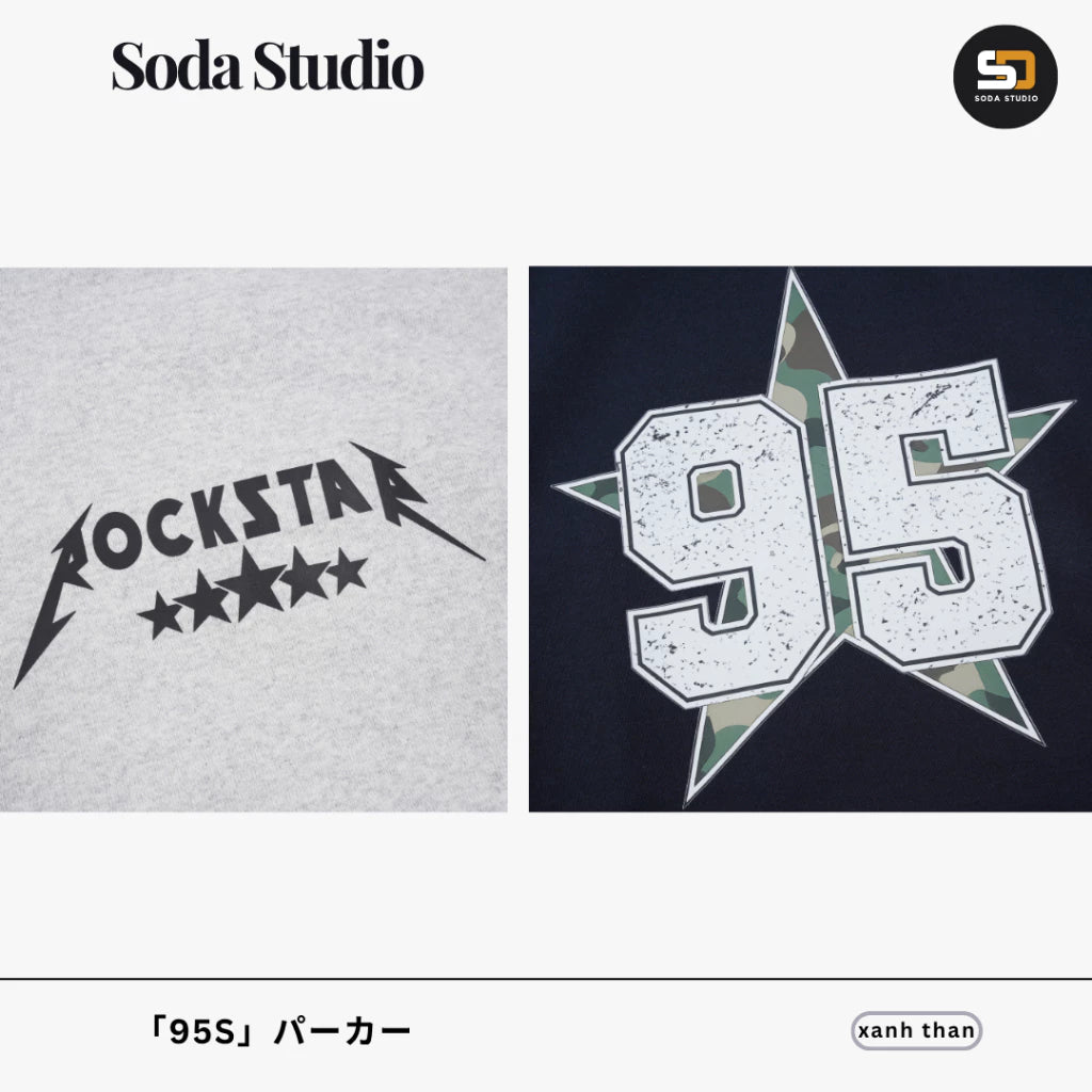 #VNSODA01 ROCKSTAR 95 ZIP-UP HOODIE