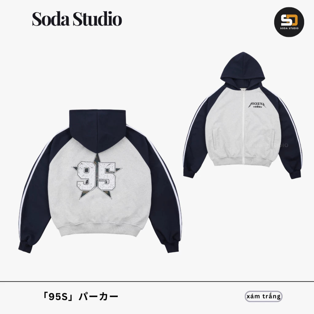 #VNSODA01 ROCKSTAR 95 ZIP-UP HOODIE