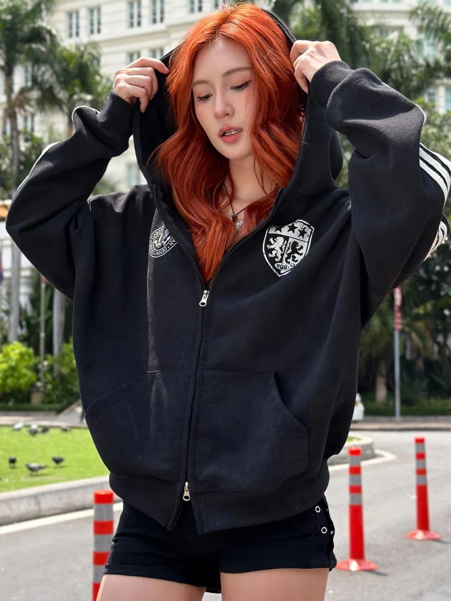 #VNHV01 90 WASH ZIP-UP HOODIE