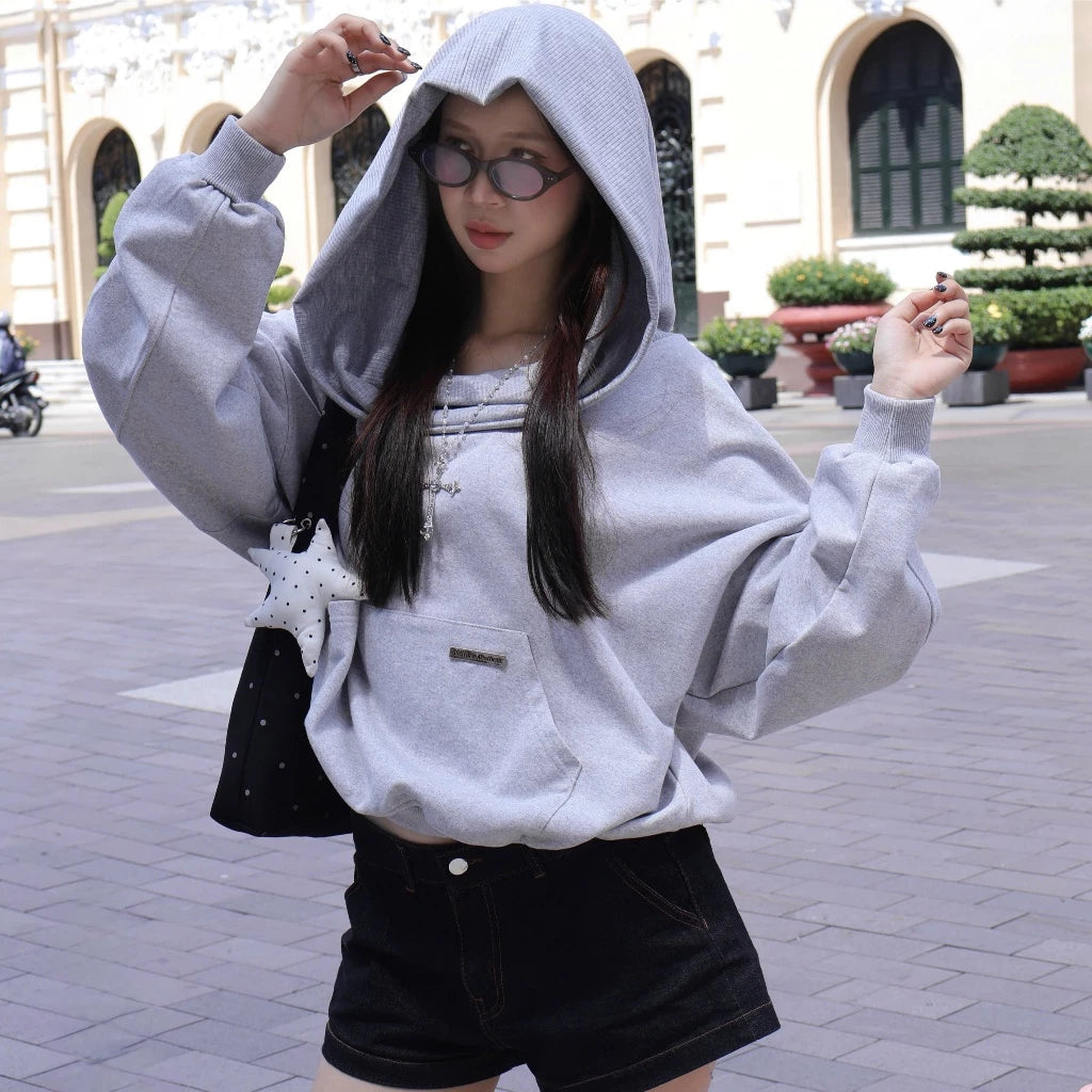 #VNSS03 2ways Off-shoulder Hoodie