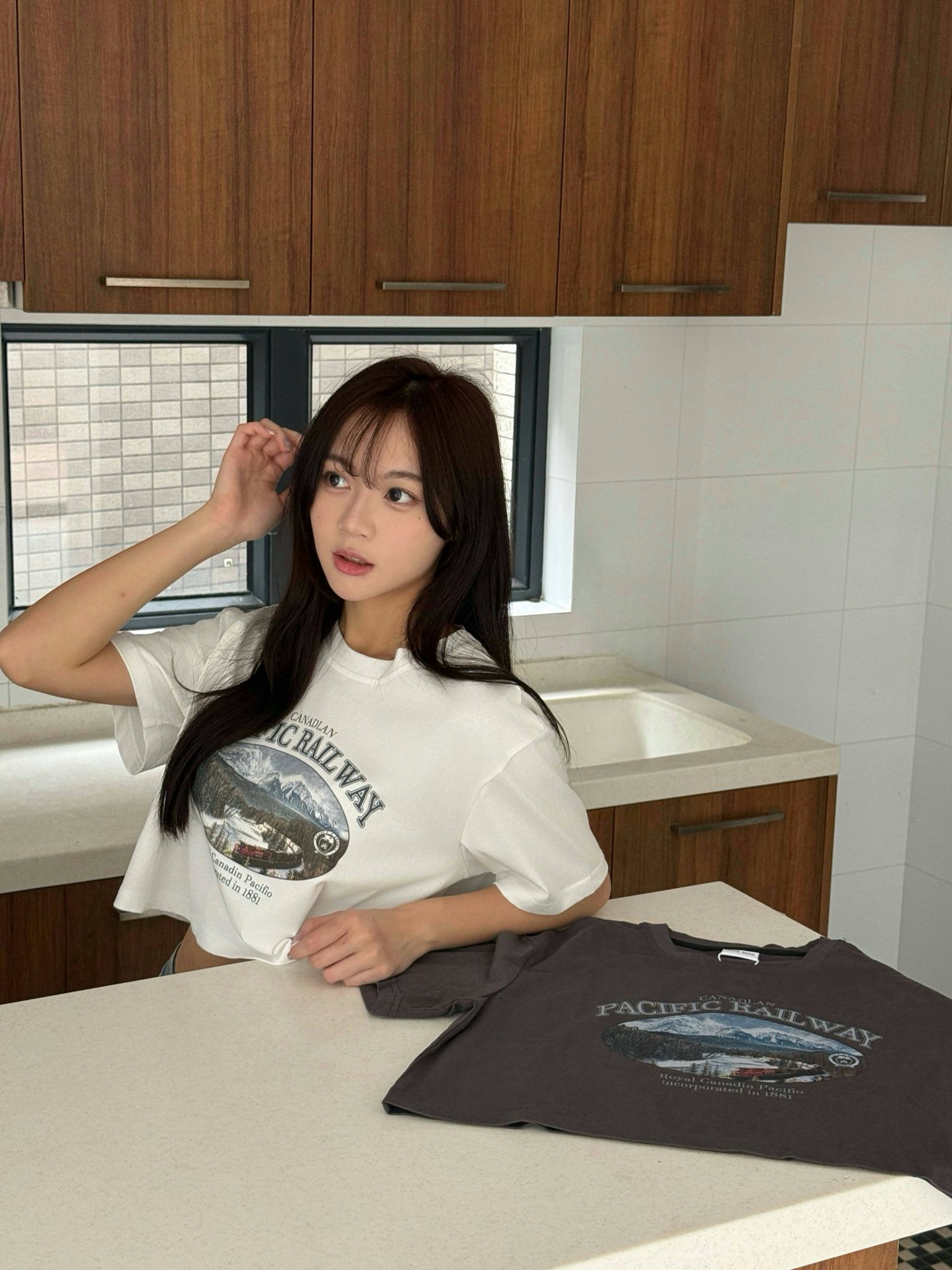 #XX05 Pacific Railway Crop Top - Idiot Sandwich Apparel Limited - 