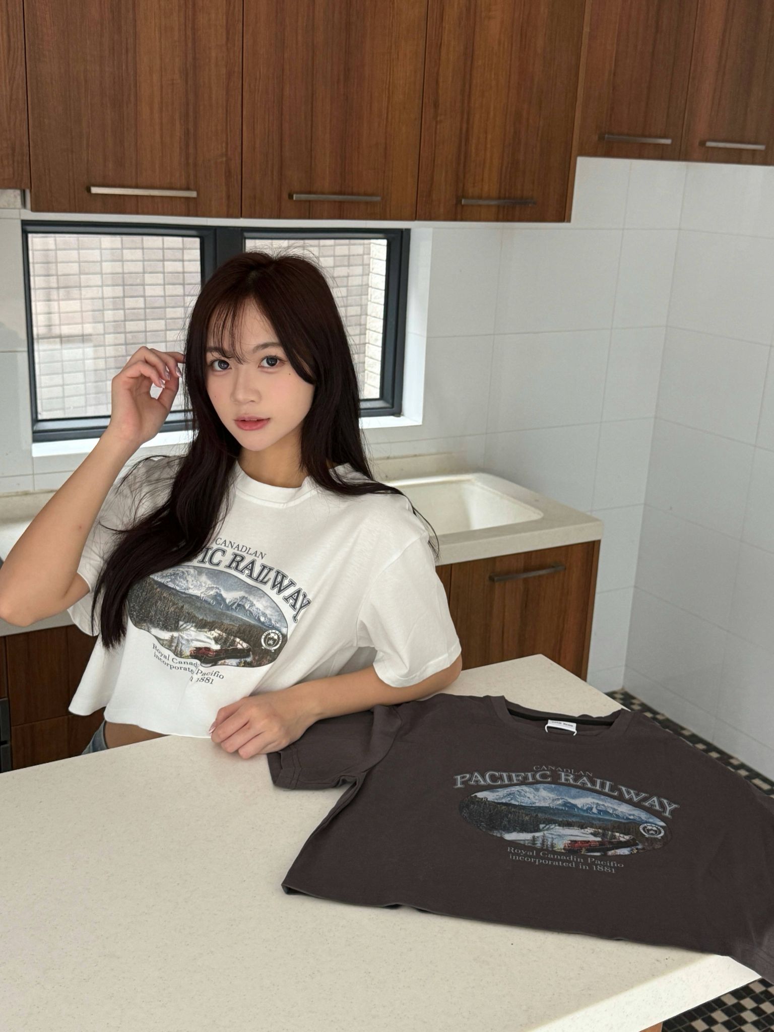 #XX05 Pacific Railway Crop Top - Idiot Sandwich Apparel Limited - 