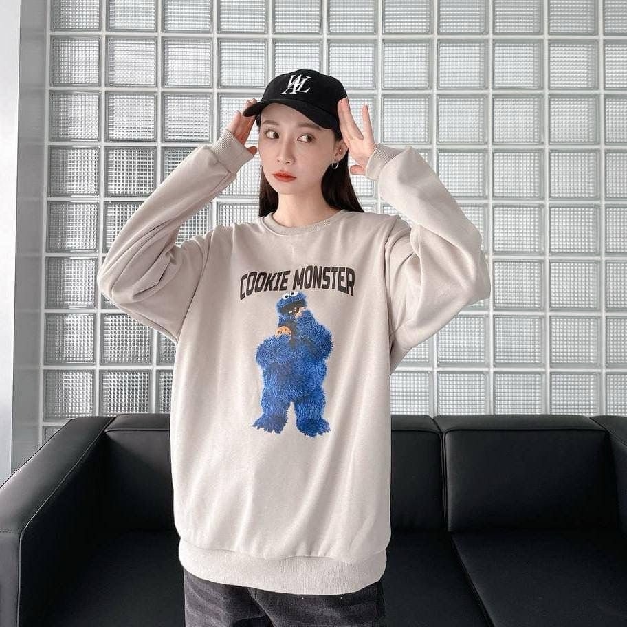 #C45 Cookie Monster Sweatshirt - Idiot Sandwich HK-