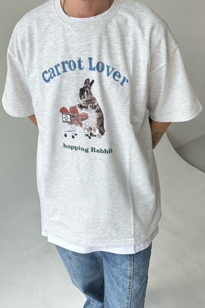 #E09 KOREA Carrot Lover T-shirt - Idiot Sandwich HK-