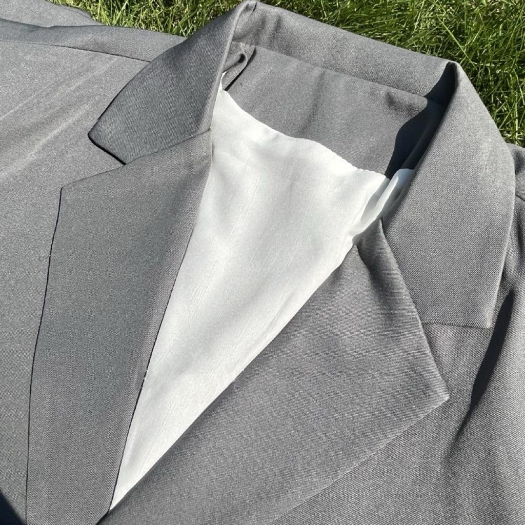 #E14 Shoulder Pad Oversized Suit Jacket - Idiot Sandwich HK-