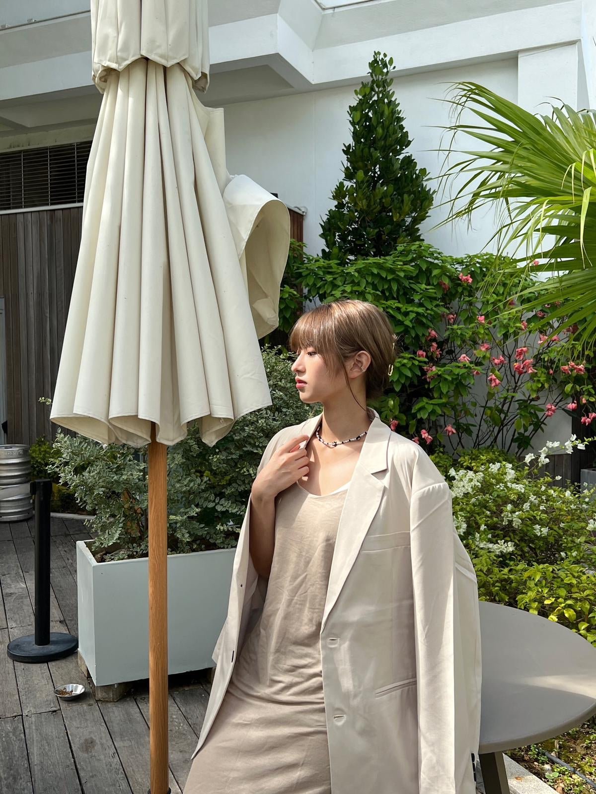 #E14 Shoulder Pad Oversized Suit Jacket - Idiot Sandwich HK-
