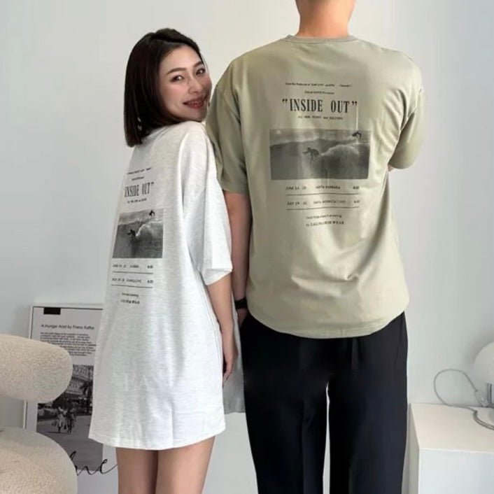 KOREA Inside Out Poster T-shirt - Idiot Sandwich HK-