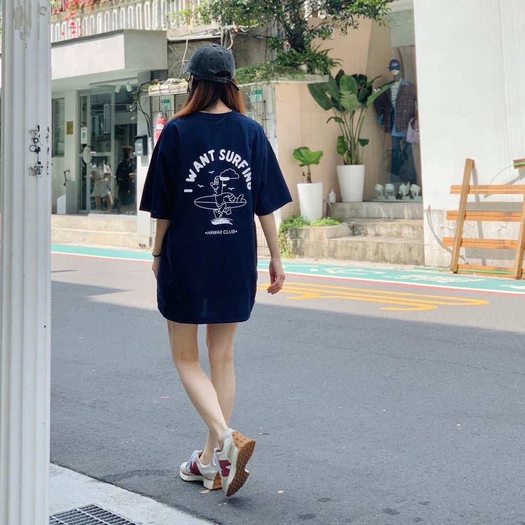 KOREA SURFING T-shirt - Idiot Sandwich HK-